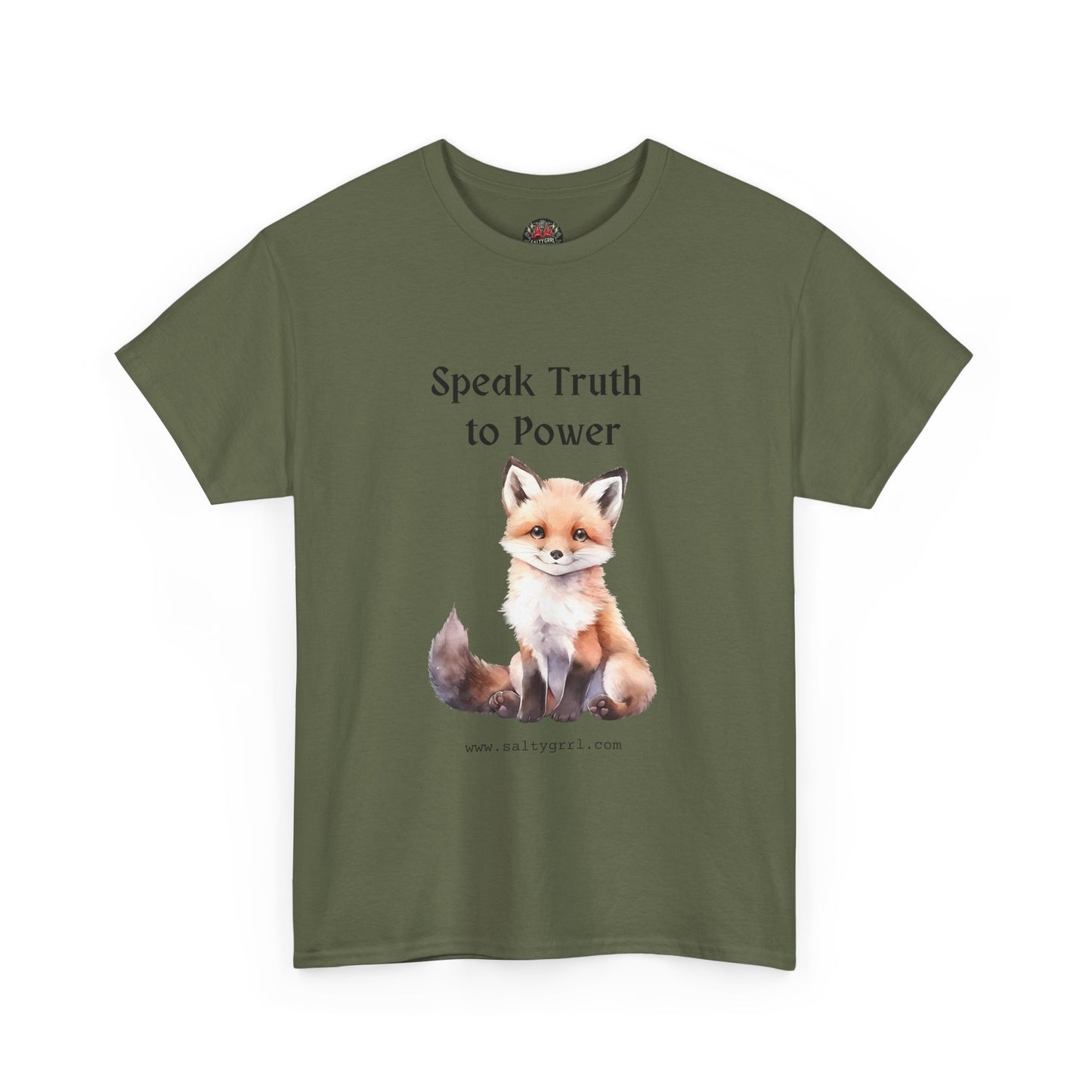 Salty Grrl Statement Tee - 'Truth Fox'