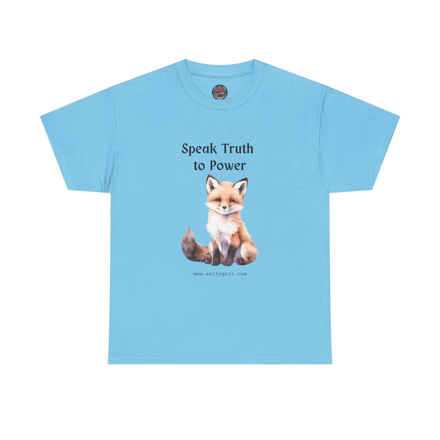 Salty Grrl Statement Tee - 'Truth Fox'