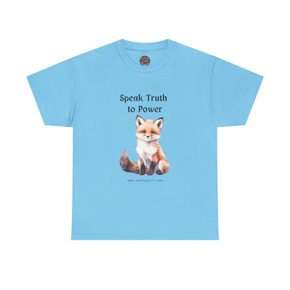 Salty Grrl Statement Tee - 'Truth Fox'