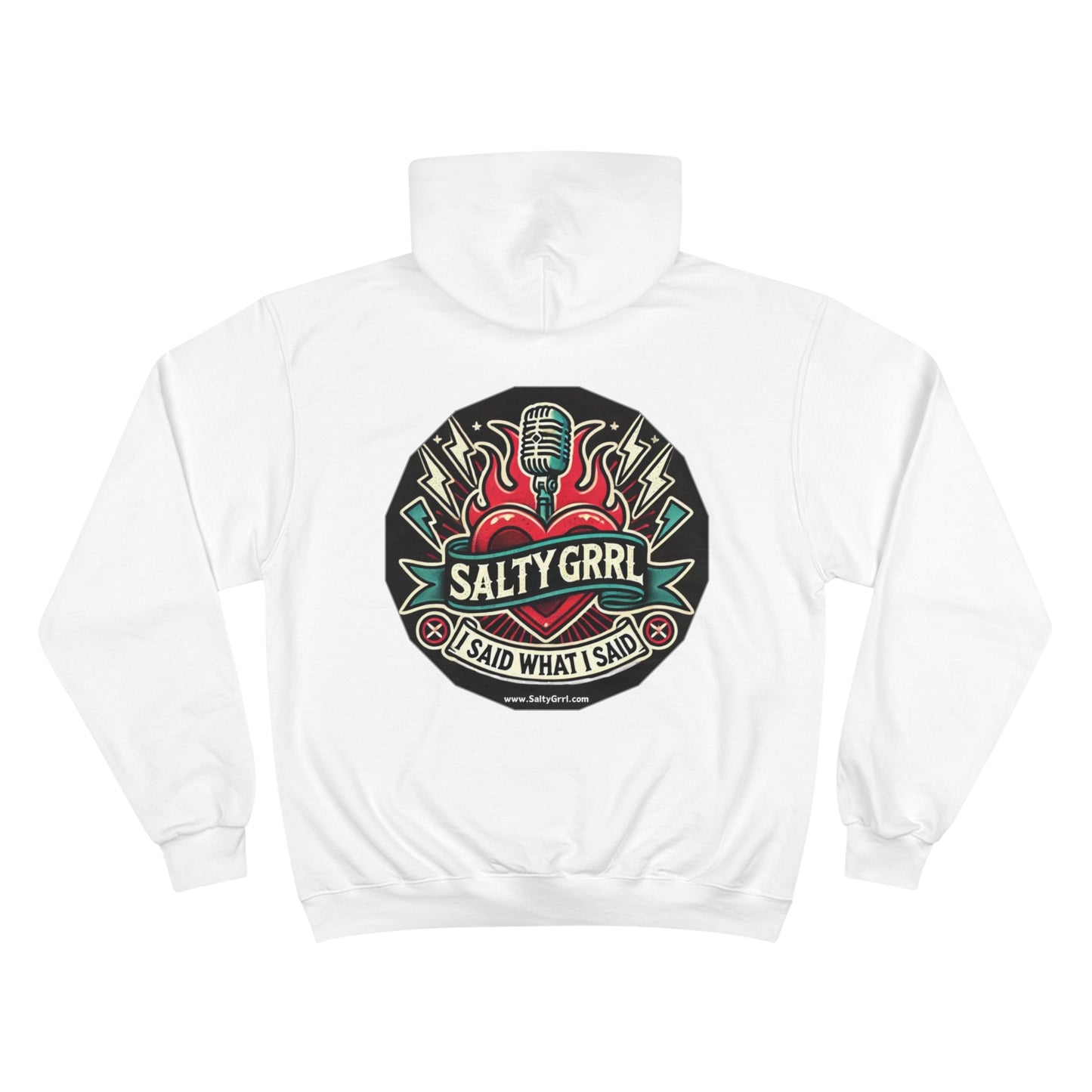 Badass Believer of Human Rights Champion Hoodie - Cozy Graphic Pullover for Casual Wear