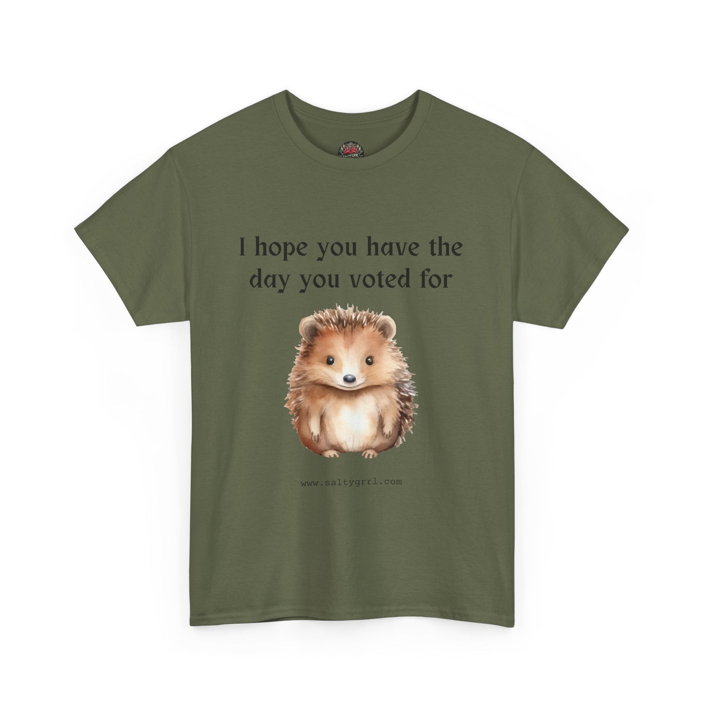Salty Grrl Statement Tee - 'Hope Hedgehog'