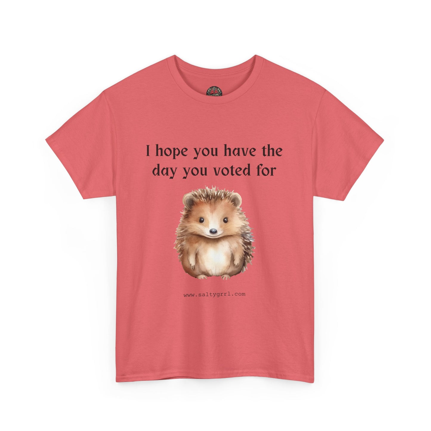 Salty Grrl Statement Tee - 'Hope Hedgehog'