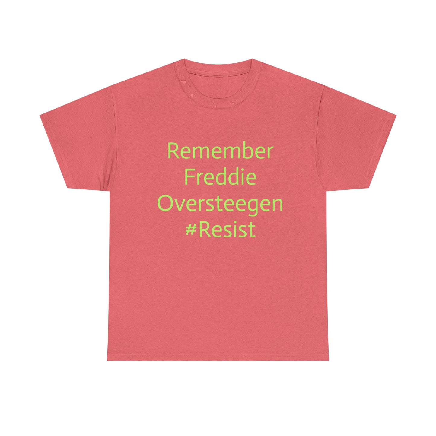 Salty Grrl Statement Tee - 'Remember Freddie Oversteegen'